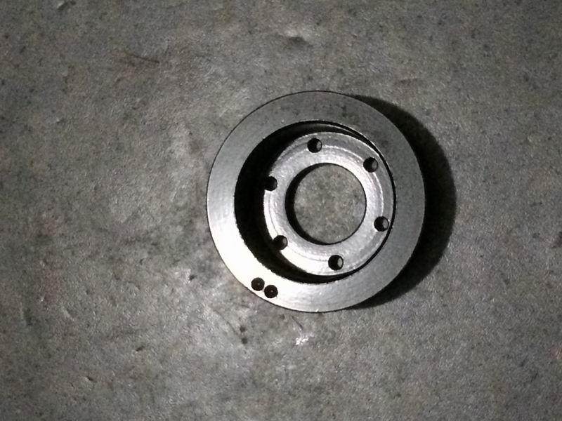 Fan drive wheel, electromagnetic distribution, 2B, Φ160-1