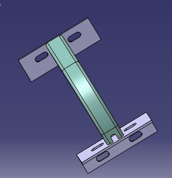 Cooling radiator bracket, ZK6127