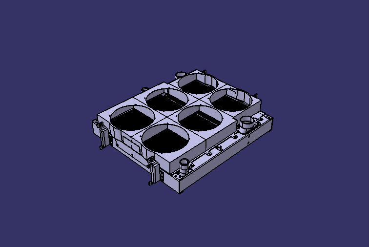 Combined cooling module, aluminum plate fin, ZLQ1