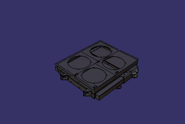 Combined cooling module, aluminum plate fin, ZLQ1