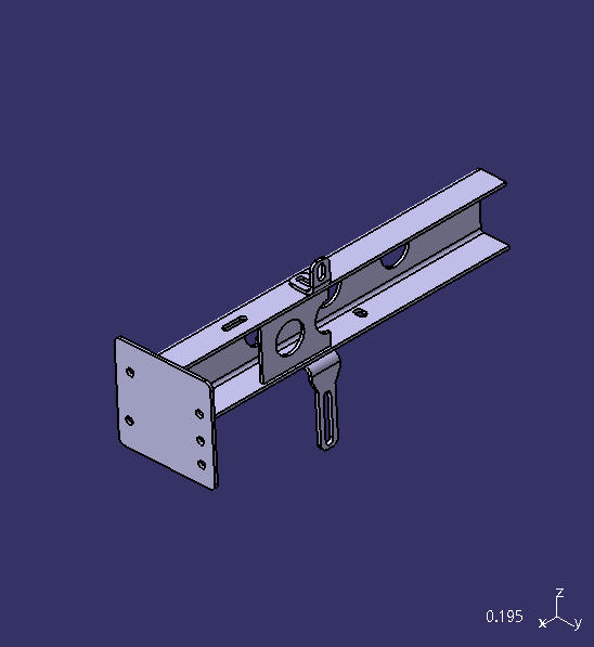 Кронштейн радиатора охлаждения, ЗК 6816