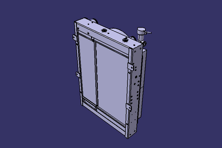 Combined cooling module, aluminum pipe belt, ZLQ1, dual connection