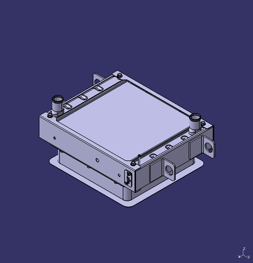 Motor radiator, aluminum tube belt, blowing air