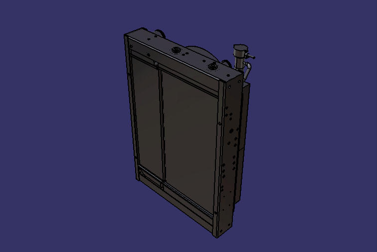Combined cooling module, aluminum pipe belt, ZLQ1, dual connection