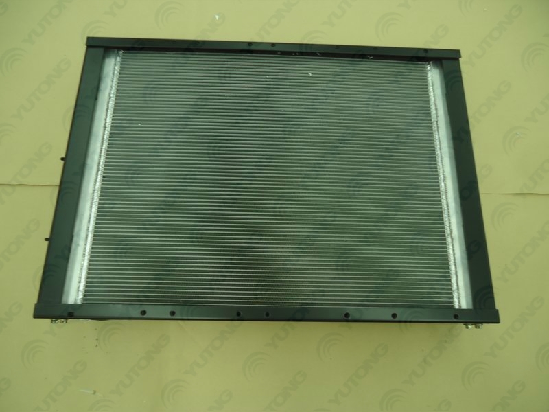 Engine radiator, aluminum laminate, front