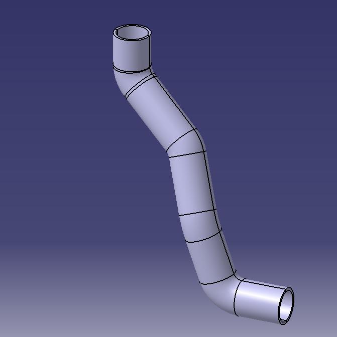 Special-shaped hose, Φ59, Class B ternary and C