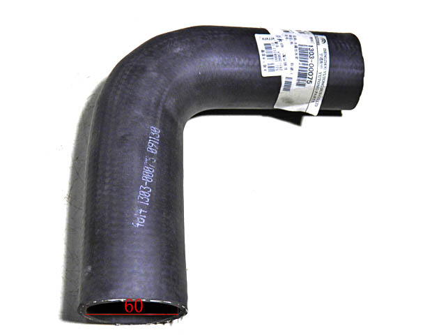 Right angle hose, Φ60, 180/200, Class B EPDM rubber