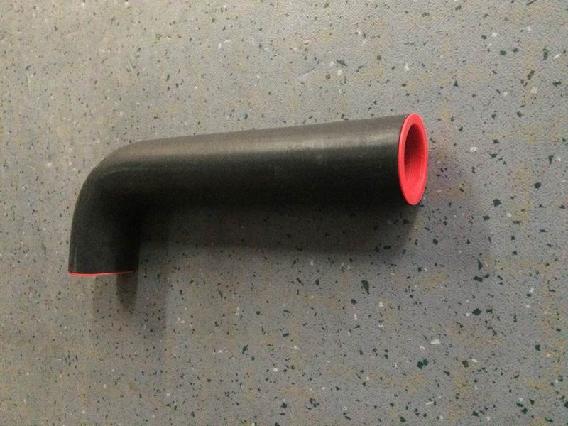 Right-angle hose, Φ50, 100/310, Class B ethylene propylene ternary rubber