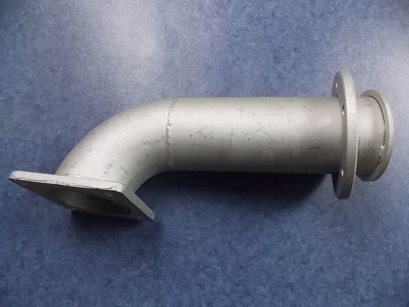 D Engine water inlet pipe