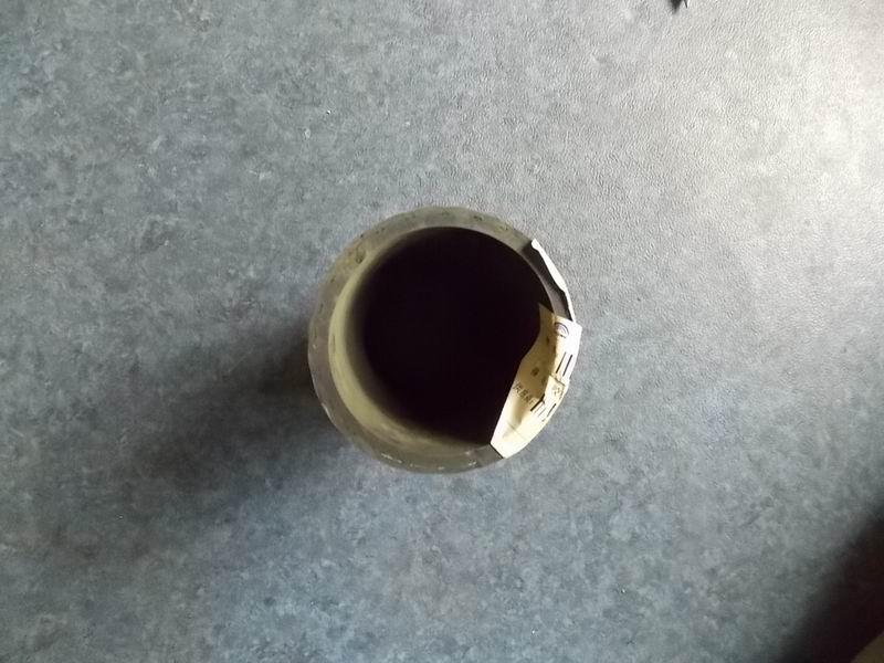 Molded straight hose, Φ50-Φ59, L=120, EPDM rubber