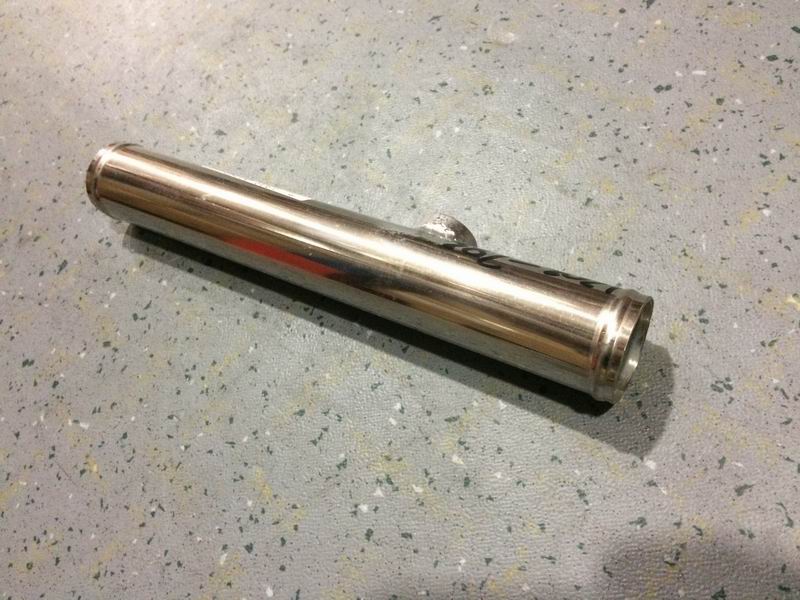 Straight steel pipe, Φ45, L=315 with joints-1