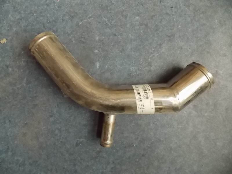 D Engine water inlet transition steel pipe