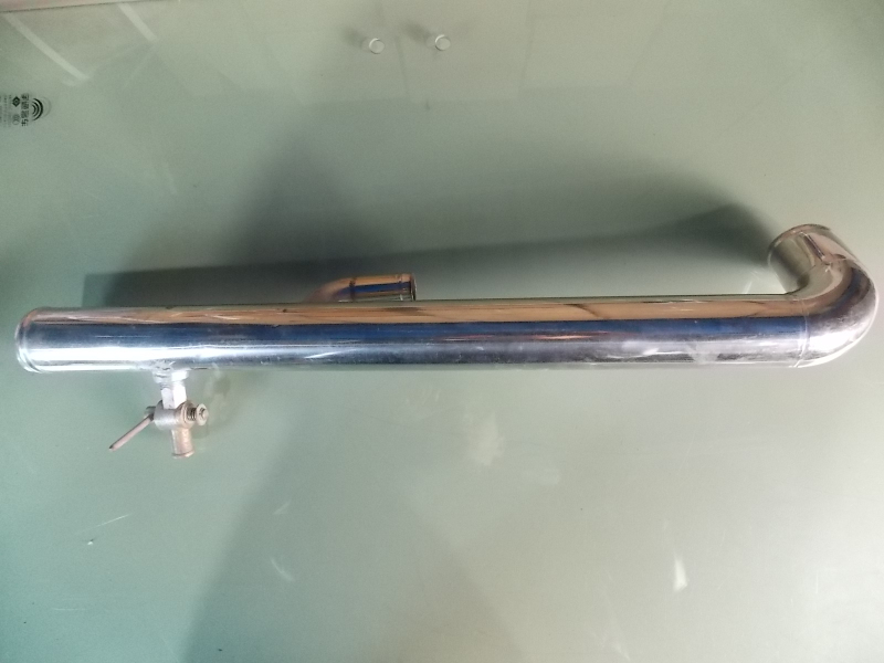 Radiator outlet steel pipe
