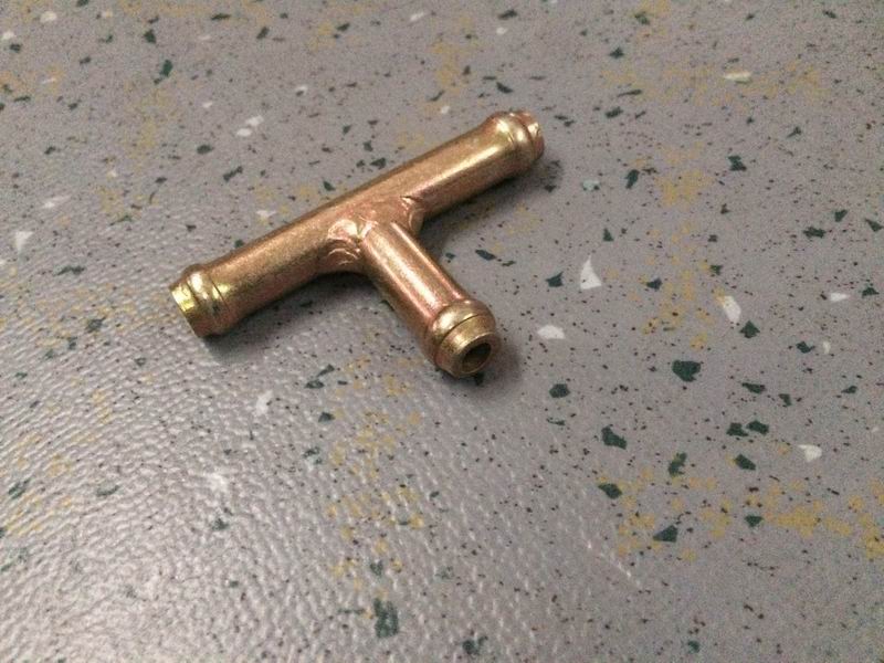 Tee connector (Φ10-Φ10-Φ10)