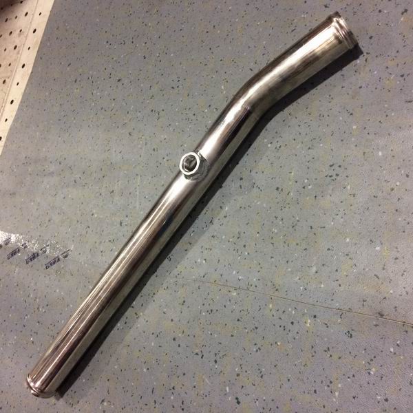 Special-shaped steel pipe, 159°, Φ50, 140/550, connector_Φ30-2