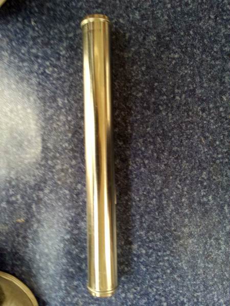 Straight metal pipe, steel, Φ60,540