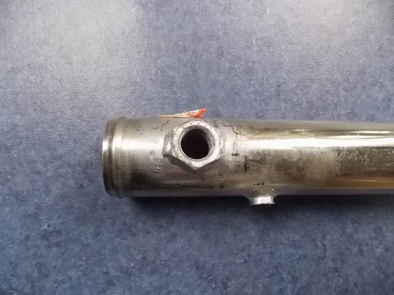 Прямая стальная труба, Φ 60 , Л= 375 с суставами-1