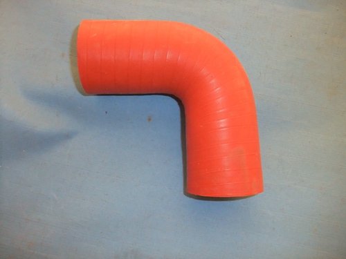 D Right angle hose (Φ55, silicon), 125/125