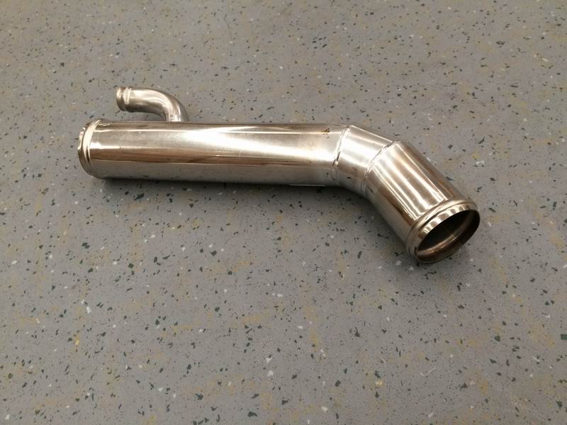 Special-shaped steel pipe (130°, Φ55, 100/260) with joints-1