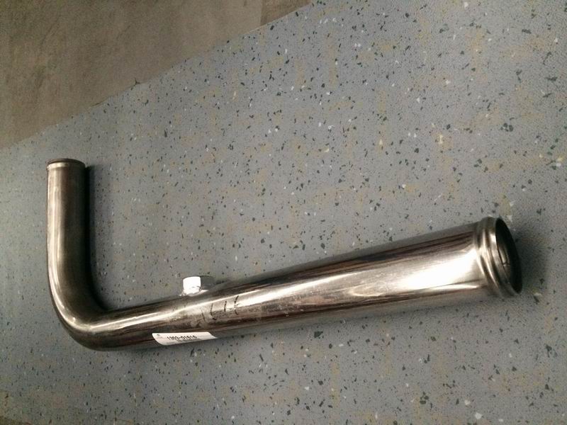 Металлическая труба прямоугольная, сталь, Φ 50 , 570 / 250 /с суставами