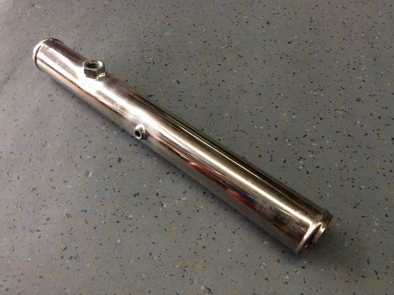 Straight metal pipe, steel, Φ60,525 with joints