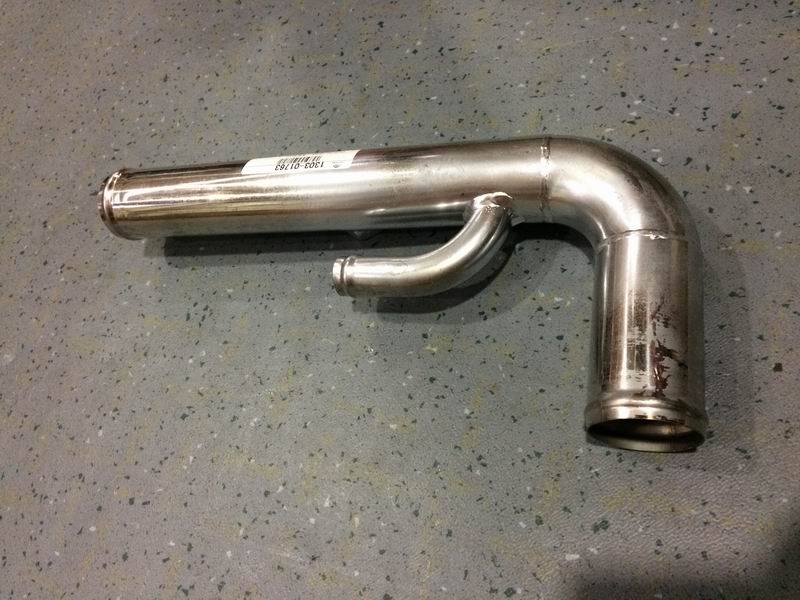 Right angle steel pipe, Φ50, 145/364, with joints-1
