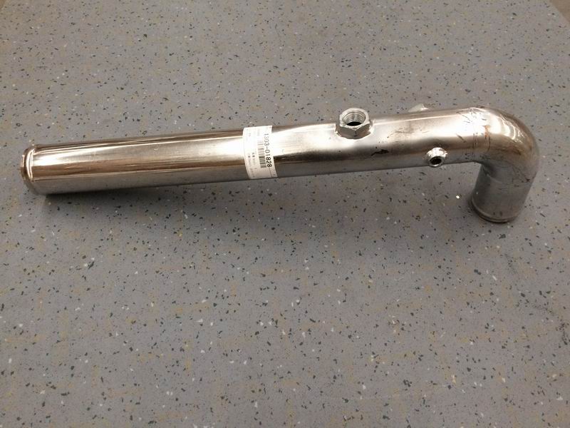 Металлическая труба прямоугольная, сталь, Φ 60 , 560 / 130 с суставами