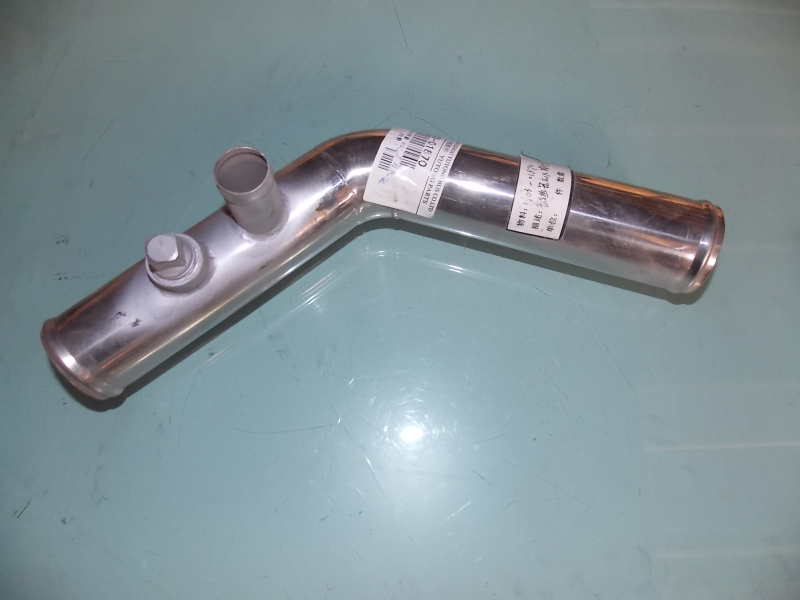 Radiator outlet steel pipe