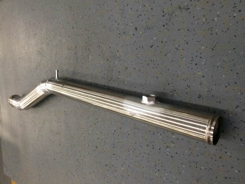 Z-образная стальная труба (Φ 57 , Л= 910 , Н= 125 ) с суставами