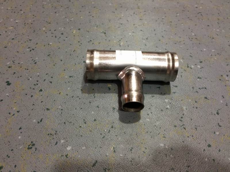 Straight metal pipe, steel, Φ38,110 with joints