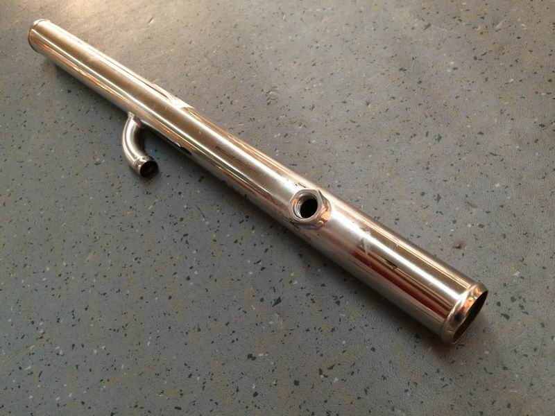 D Straight steel pipe (Φ50, L=740), with joints