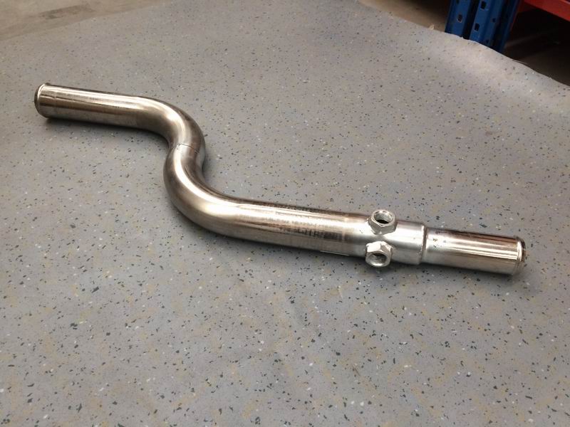 Z-shaped steel pipe (Φ50-Φ60, L=808, H=220) with joints