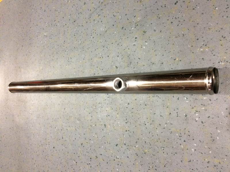 Straight steel pipe, Φ50, L=850 with joints