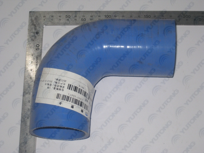 Right angle hose, Φ60, 100/120, silicon