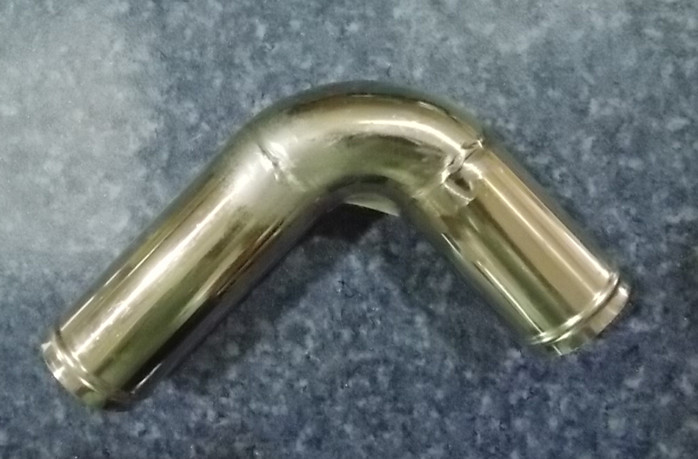 Right angle steel pipe, Φ60, 200/160, without joints-1