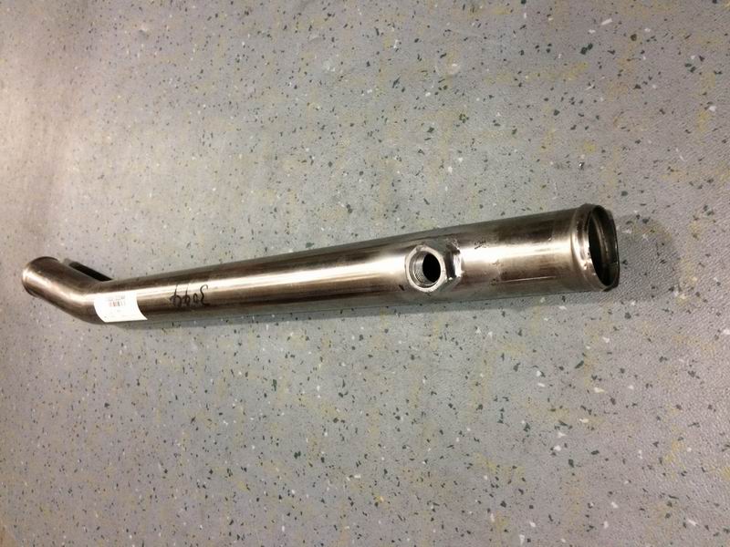 Special-shaped steel pipe (160°, Φ50, 120/575) with joints-1