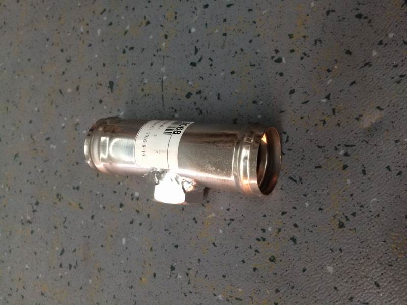 Straight steel pipe, Φ38, L=120 with joints-1