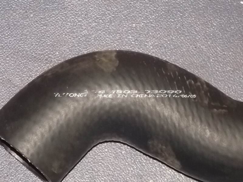 Special-shaped hose, Φ50, height difference of 135mm