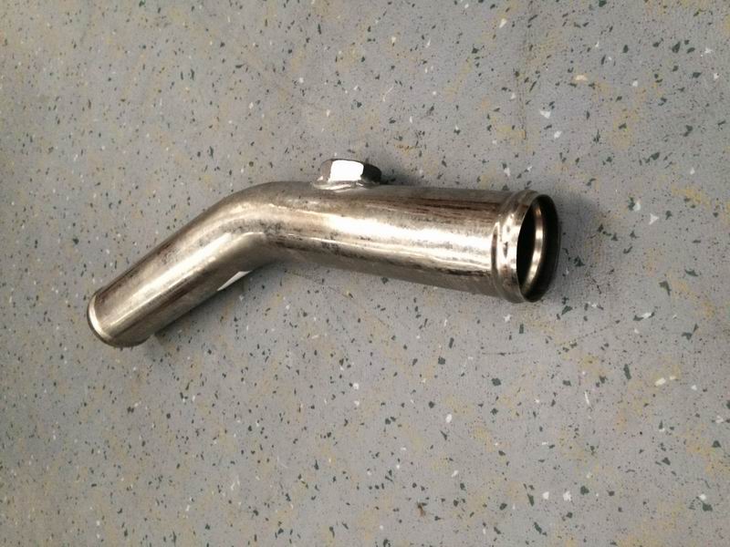 Стальная труба специальной формы ( 145 °, Ф 50160 / 195 ), с суставами