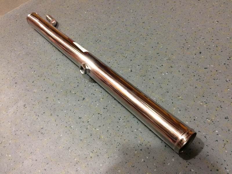 Straight steel pipe, Φ60, L=830 with joints