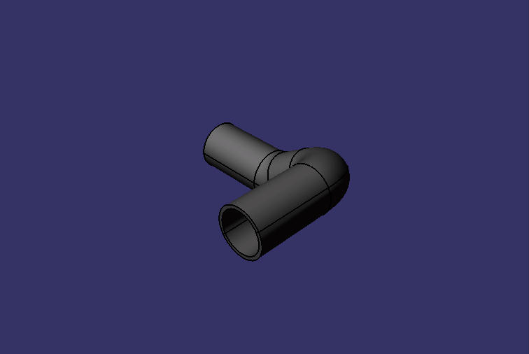 Special-shaped hose, Φ60, silicone rubber