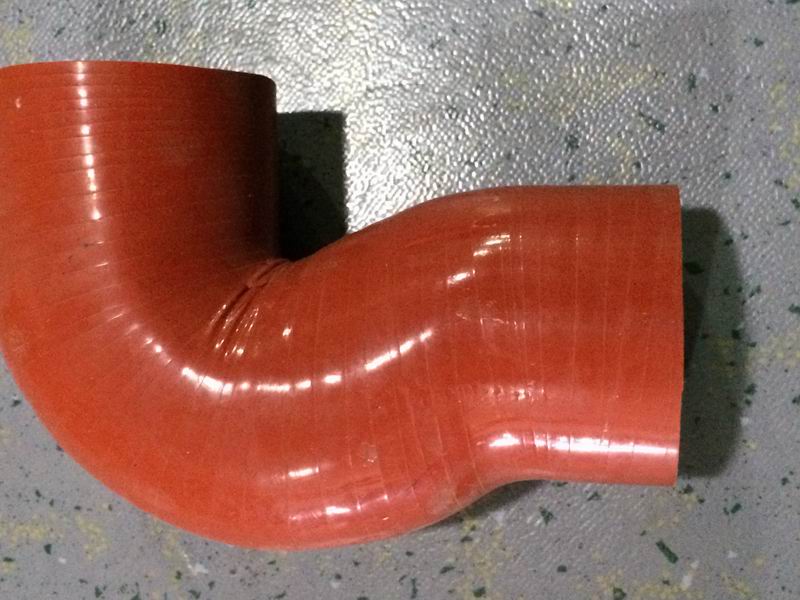 Right angle hose, Φ60-Φ63, 135/55, silicon