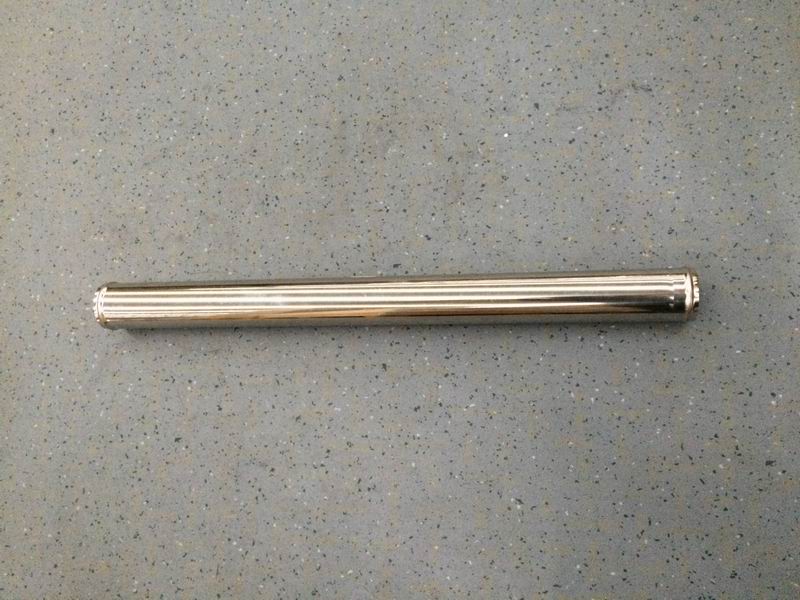 Straight metal pipe, steel, Φ60, L=720 without joints-1