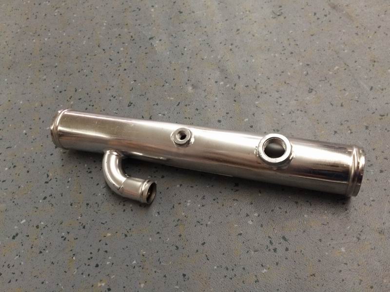 Straight steel pipe, Φ50, L=350 with joints