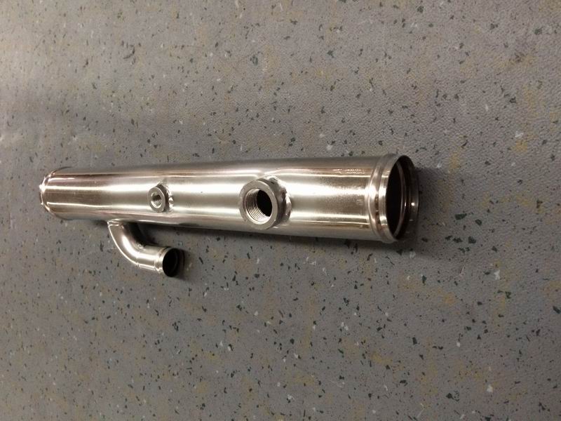 Straight steel pipe, Φ50, L=350 with joints-1