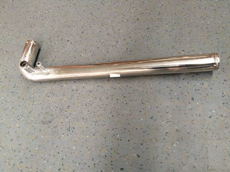 Right angle steel pipe, Φ50, 135/635, with joints-2