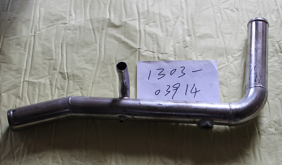 Special-shaped steel pipe (165°, Φ55, 140/453) with joints-1