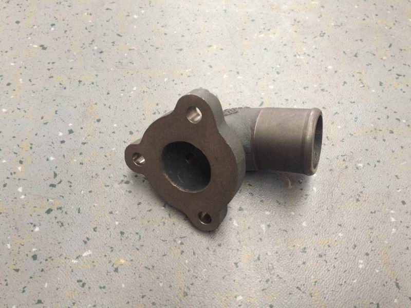 Hydraulic retarder water intake pipe; with flange