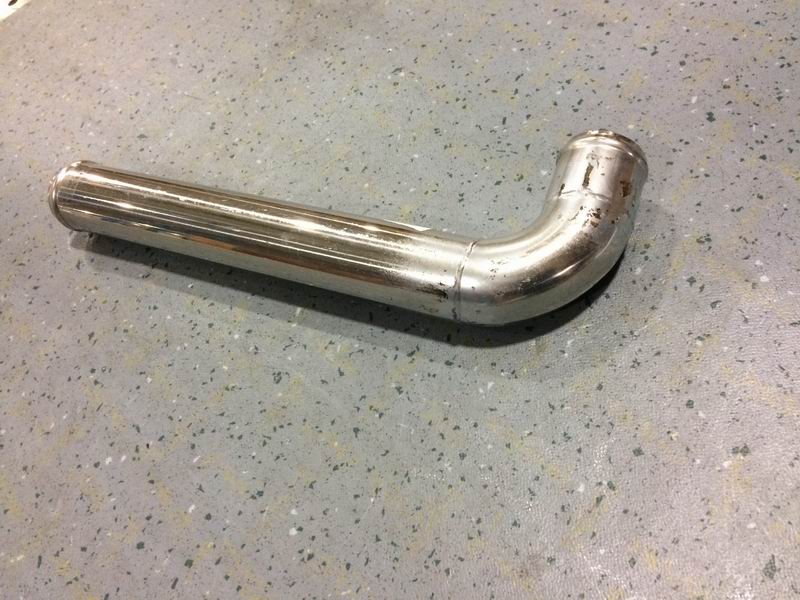 Right angle steel pipe, φ50, 90/365, without joints-2