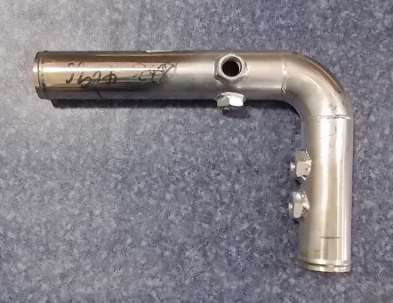 Right angle steel pipe (Φ60, 240/355), with joints